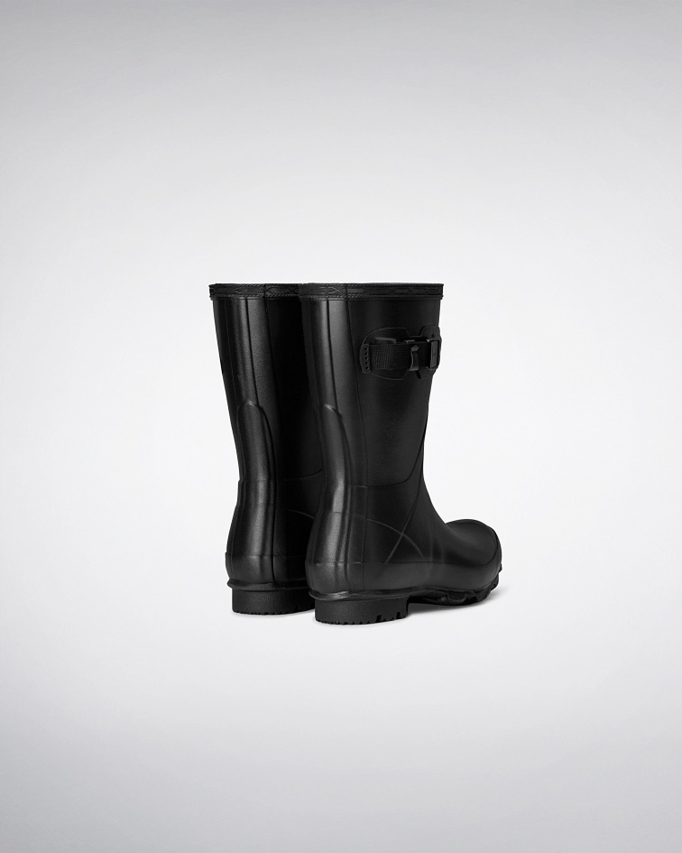 Hunter Women's Norris Field Short Rain Boots Black