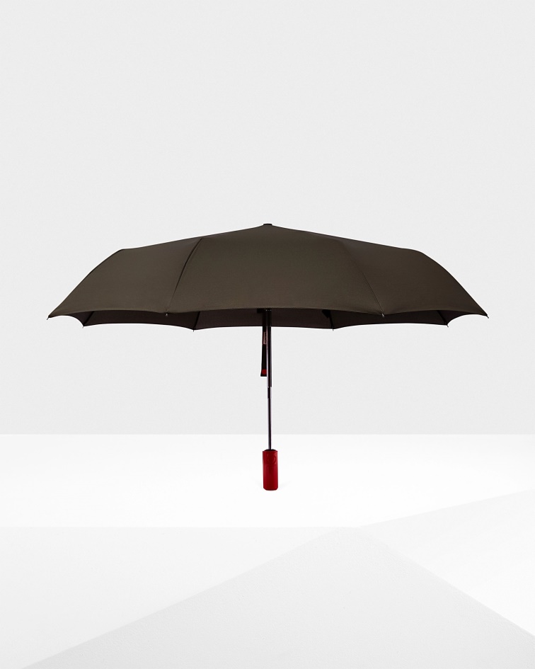 Hunter Automatic Compact Umbrella Dark Olive