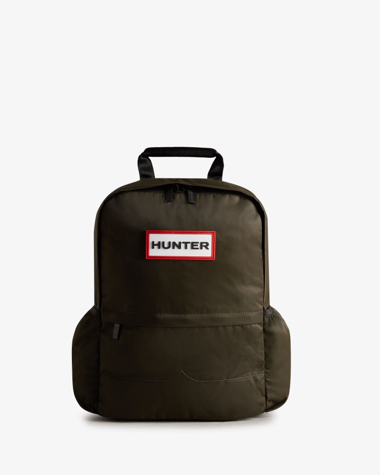 Hunter Nylon Backpack Dark Olive