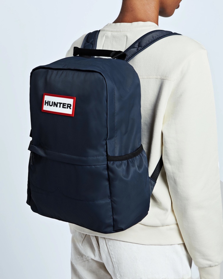 Hunter Nylon Backpack Navy