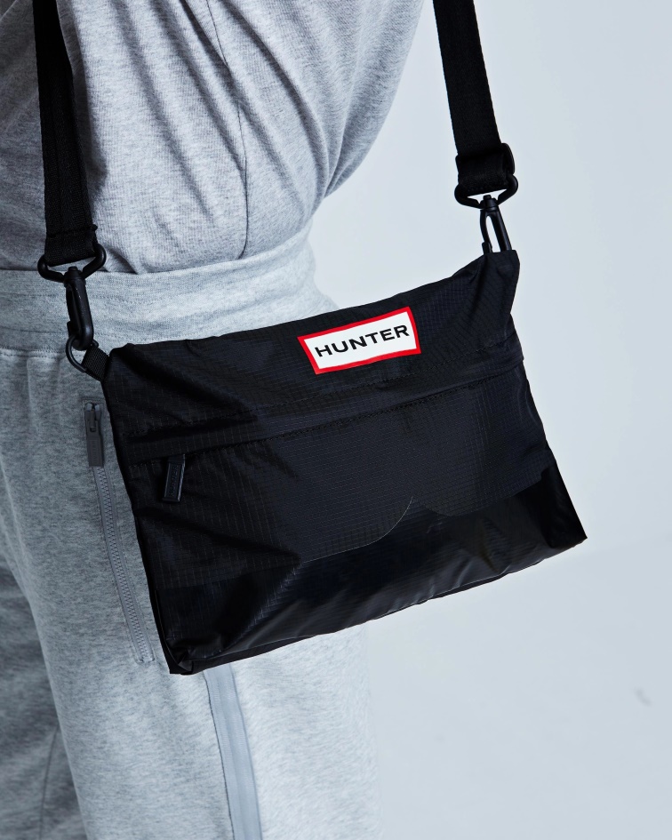 Hunter Ripstop Sacoche Side Bag Black