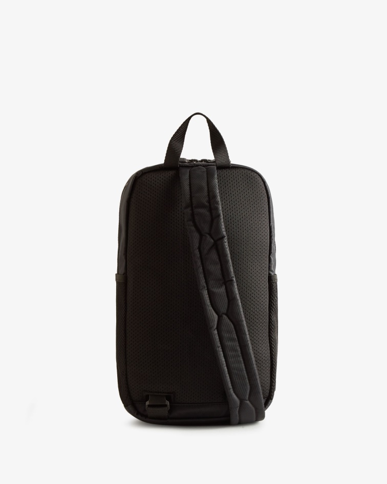 Hunter Nylon One Shoulder Bag Black