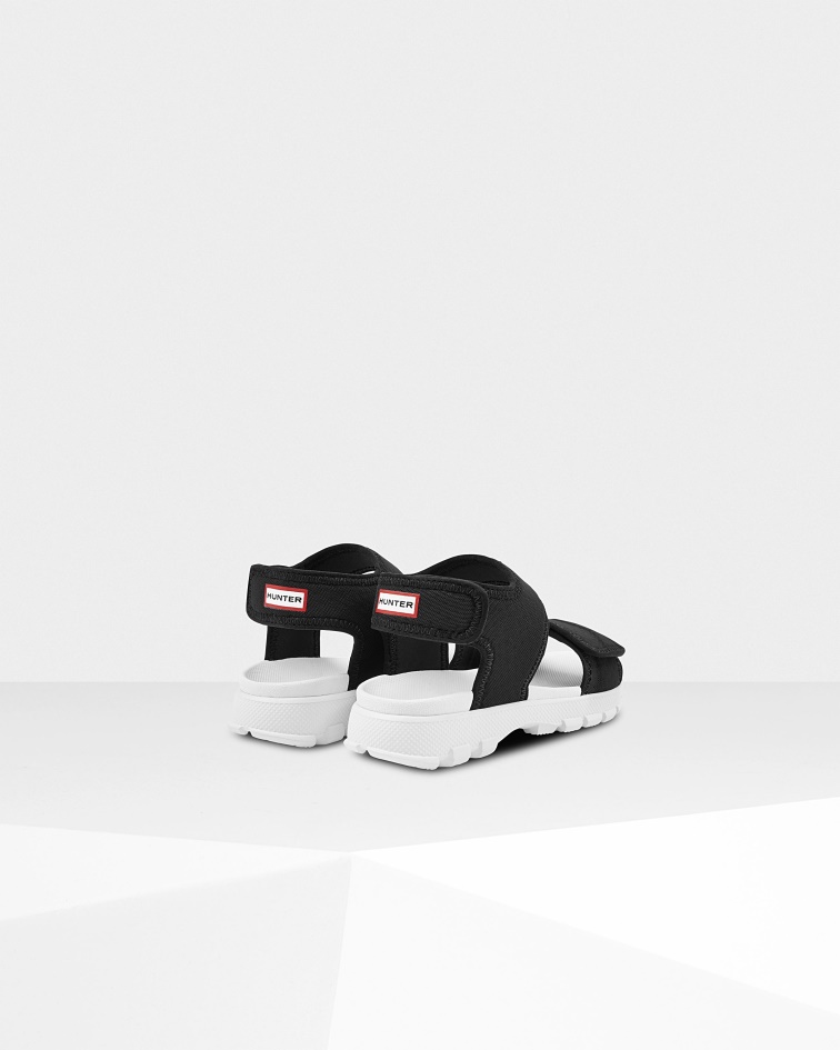 Hunter Big Kids (5-9 Years) Outdoor Walking Sandal Black