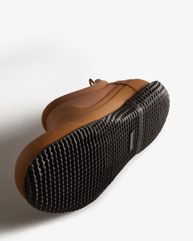 Hunter Women's Insulated Vegan Shearling Shoe Thicket Brown