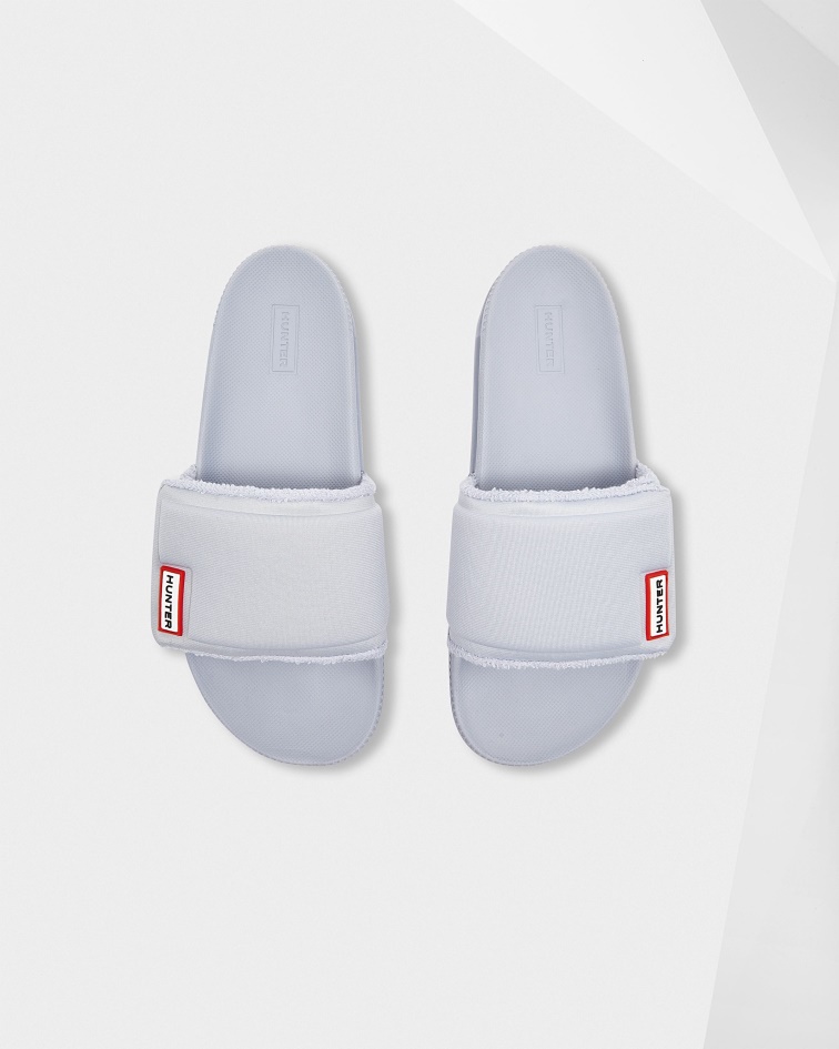 Hunter Women's Adjustable Slides Arctic Iris Blue