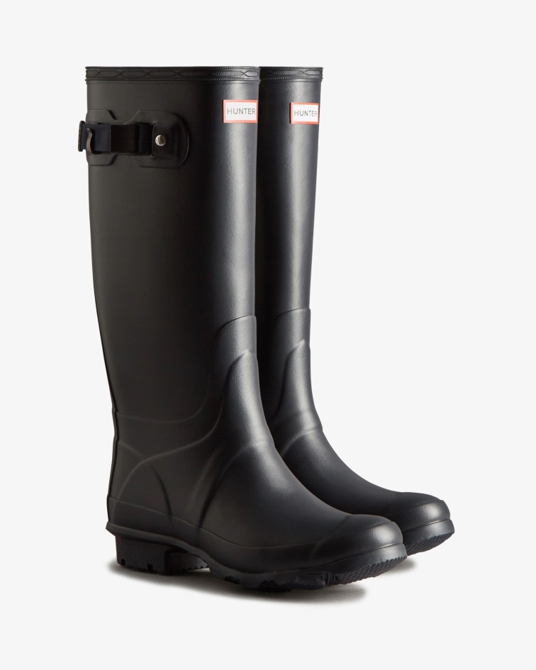 Women's Hunter Huntress Wide Leg Rain Boots Navy