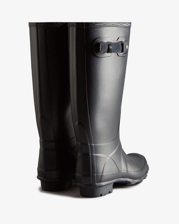 Women's Hunter Huntress Wide Leg Rain Boots Navy