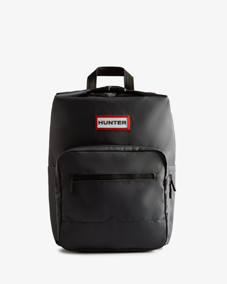 Hunter Nylon Pioneer Top Clip Backpack Navy