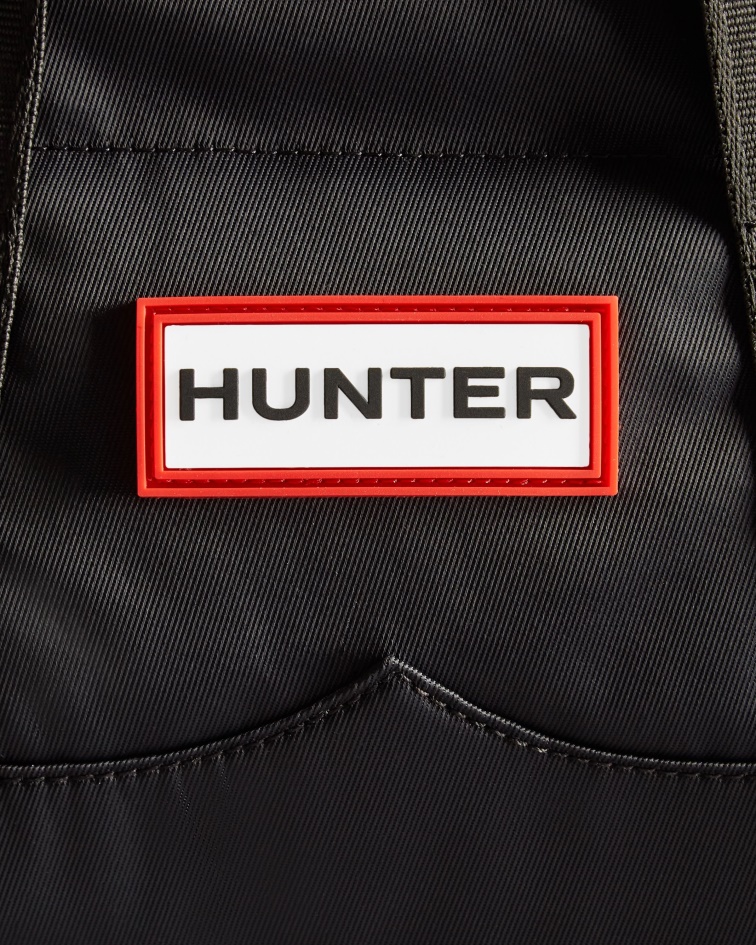 Hunter Nylon Mini Top Clip Tote Bag Black