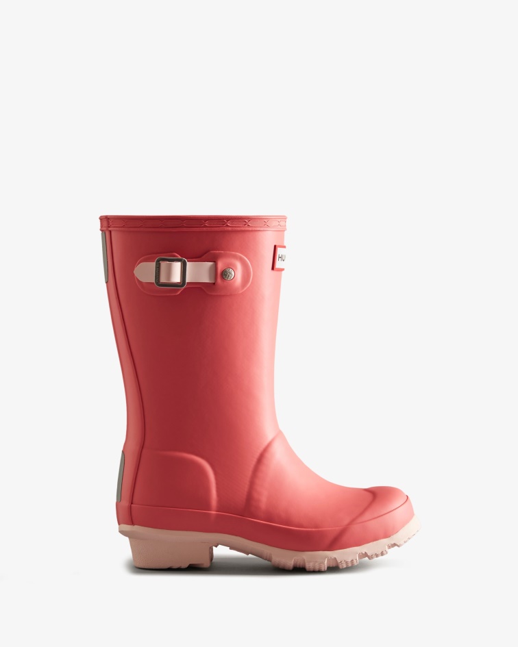 Hunter Big Kids (5-11 Years) Insulated Rain Boots Polaris Pink-Salt Pink