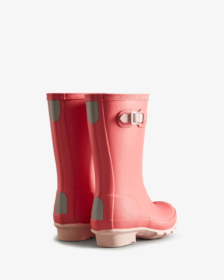 Hunter Big Kids (5-11 Years) Insulated Rain Boots Polaris Pink-Salt Pink
