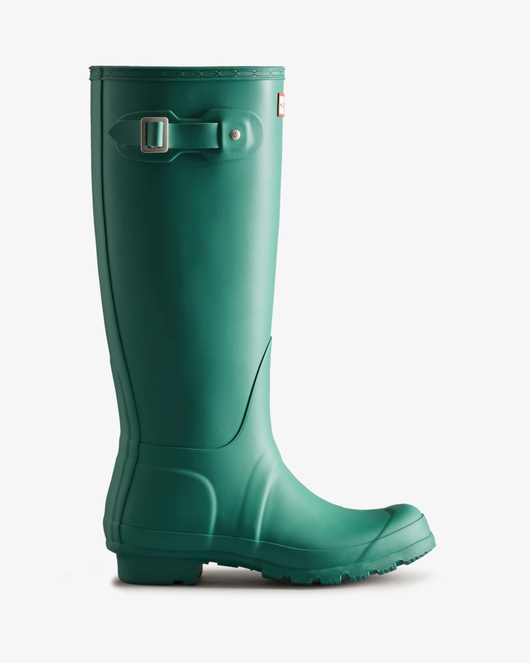 Hunter Women's Original Tall Rain Boots Teal Thaw