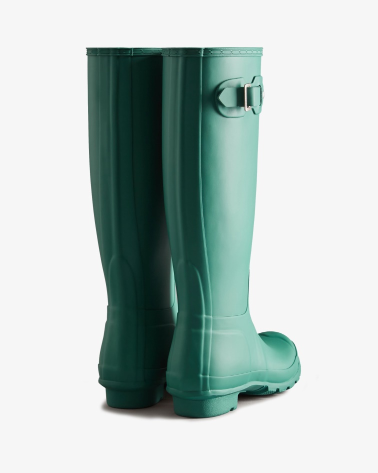 Hunter Women's Original Tall Rain Boots Teal Thaw