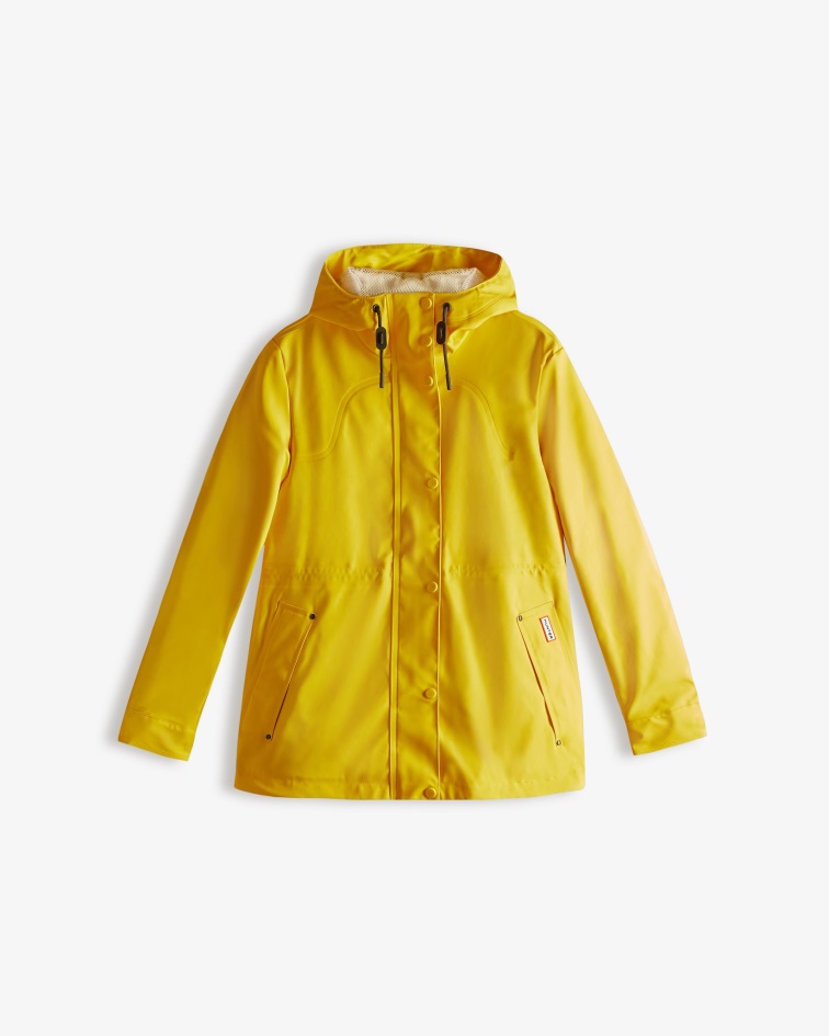 Hunter Women's Lightweight Waterproof Jacket Yellow