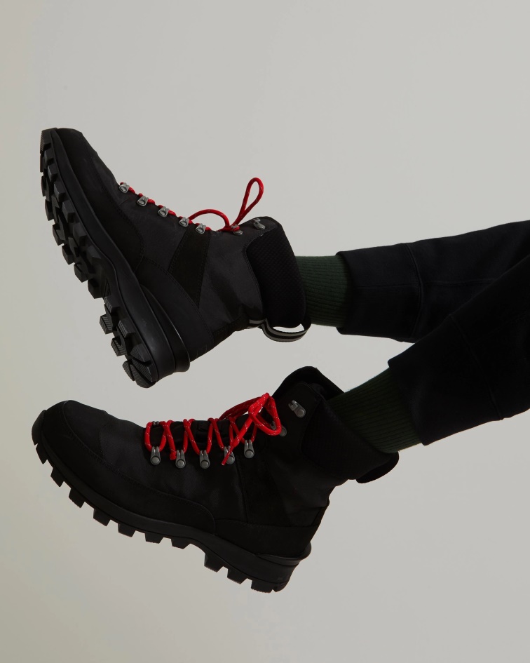 Hunter Men's Insulated Recycled Polyester Commando Boots Black