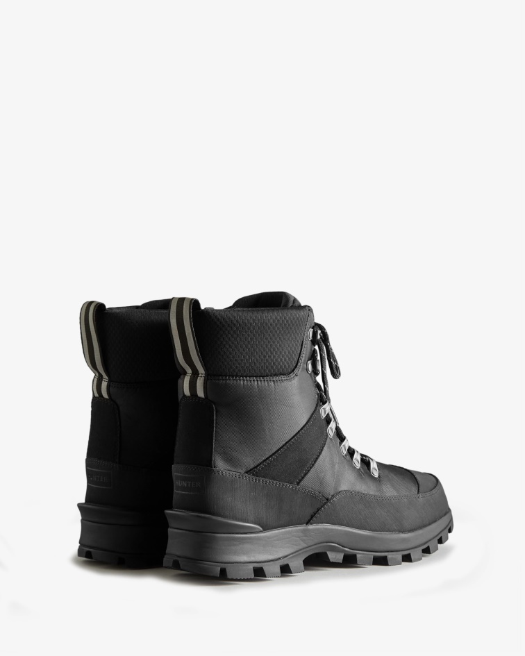 Hunter Men's Insulated Recycled Polyester Commando Boots Black