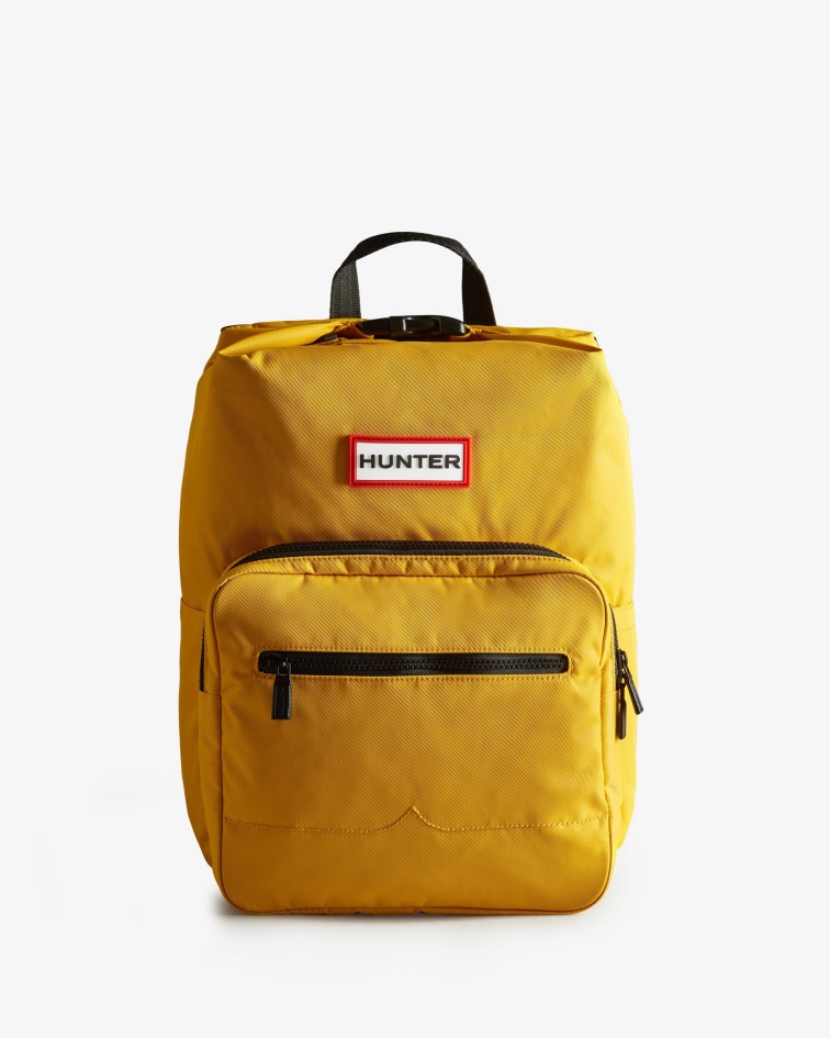 Hunter Nylon Pioneer Top Clip Backpack Yellow