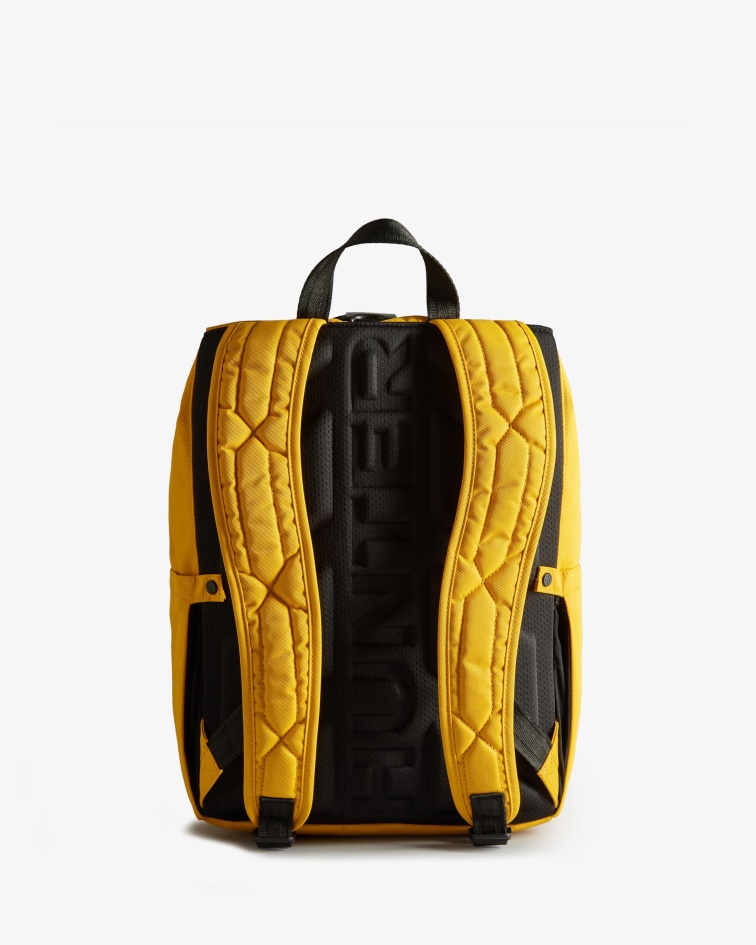Hunter Nylon Pioneer Top Clip Backpack Yellow
