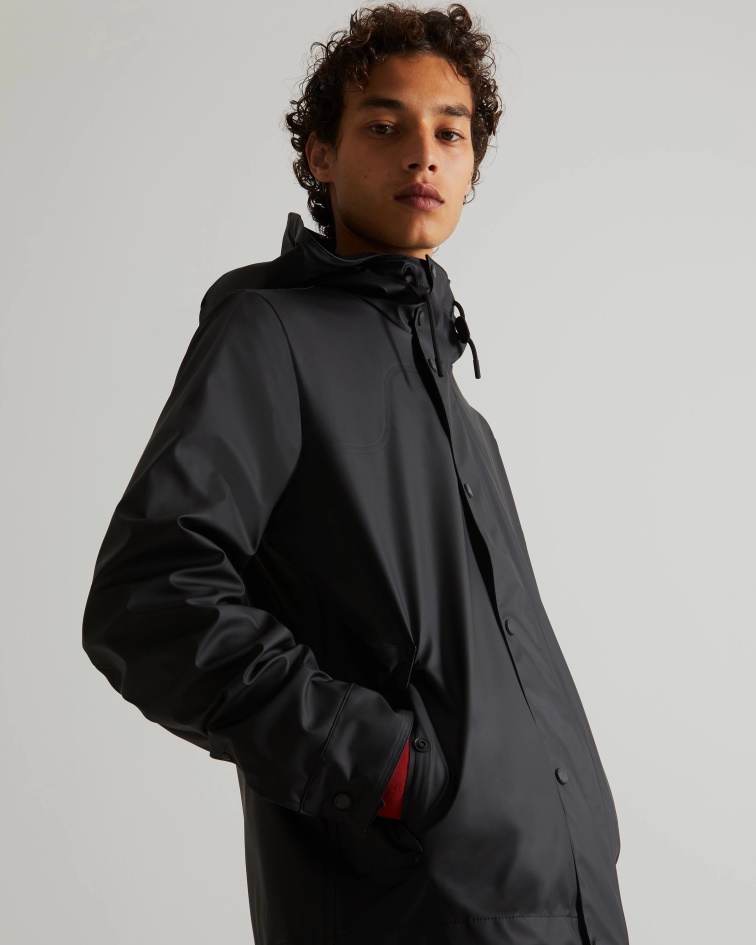 Hunter Men's Lightweight Waterproof Jacket Black