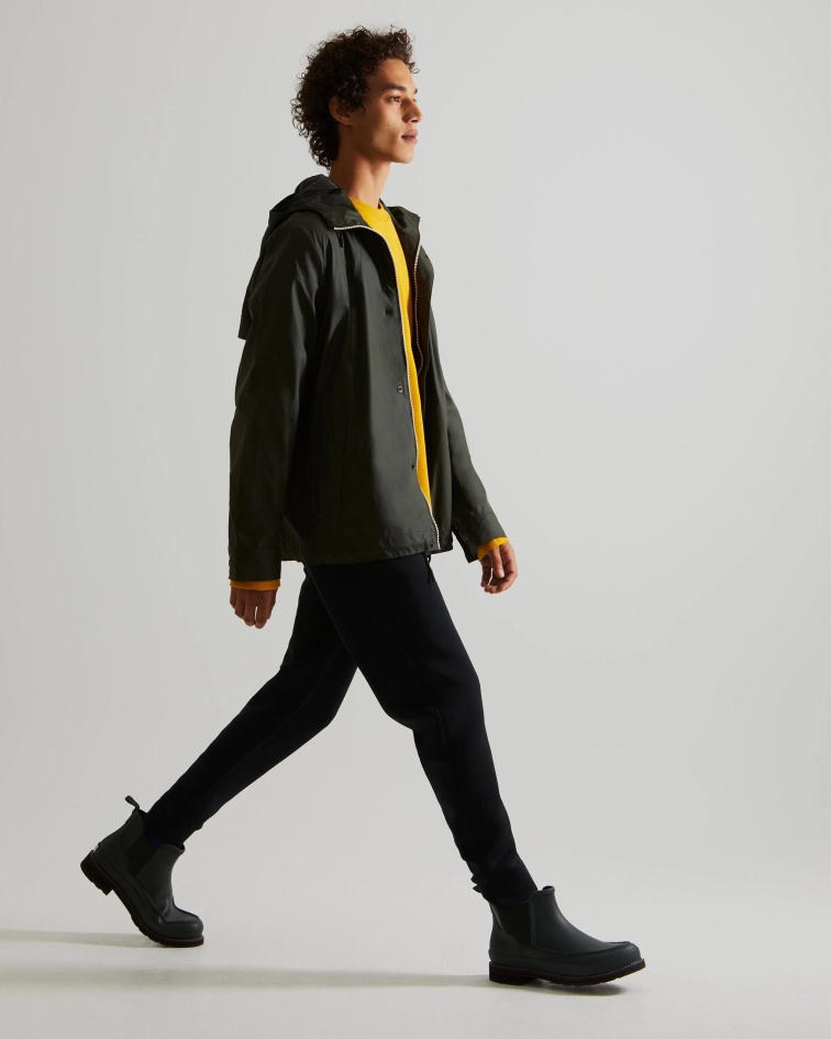 Hunter Men's Lightweight Waterproof Jacket Dark Olive