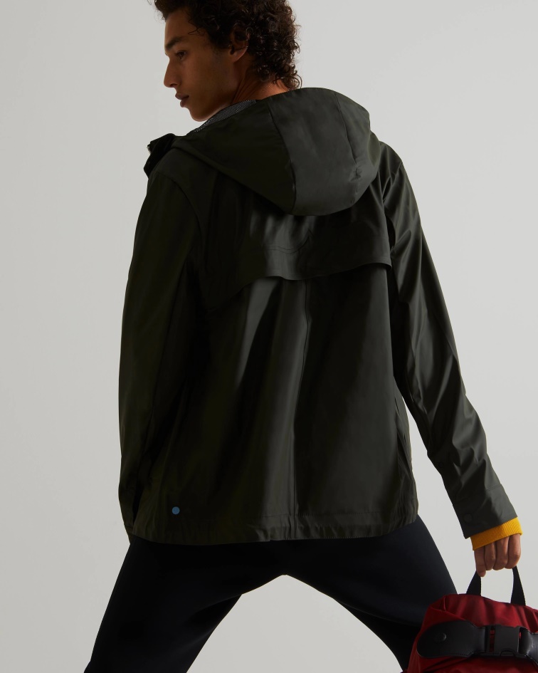 Hunter Men's Lightweight Waterproof Jacket Dark Olive