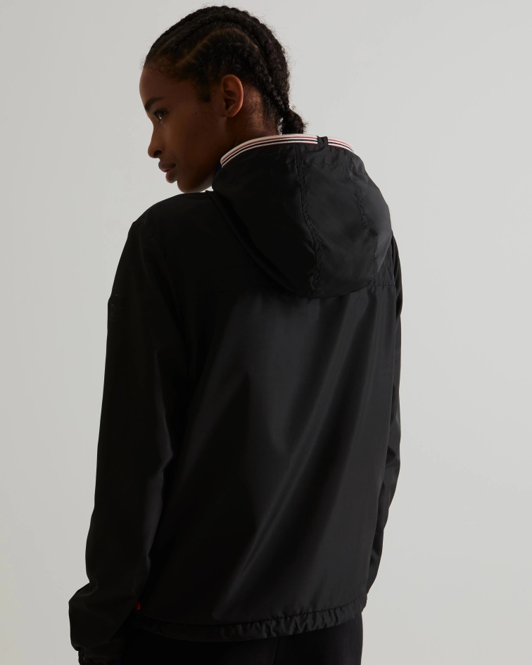 Hunter Women's Recycled Lightweight Packable Jacket Black