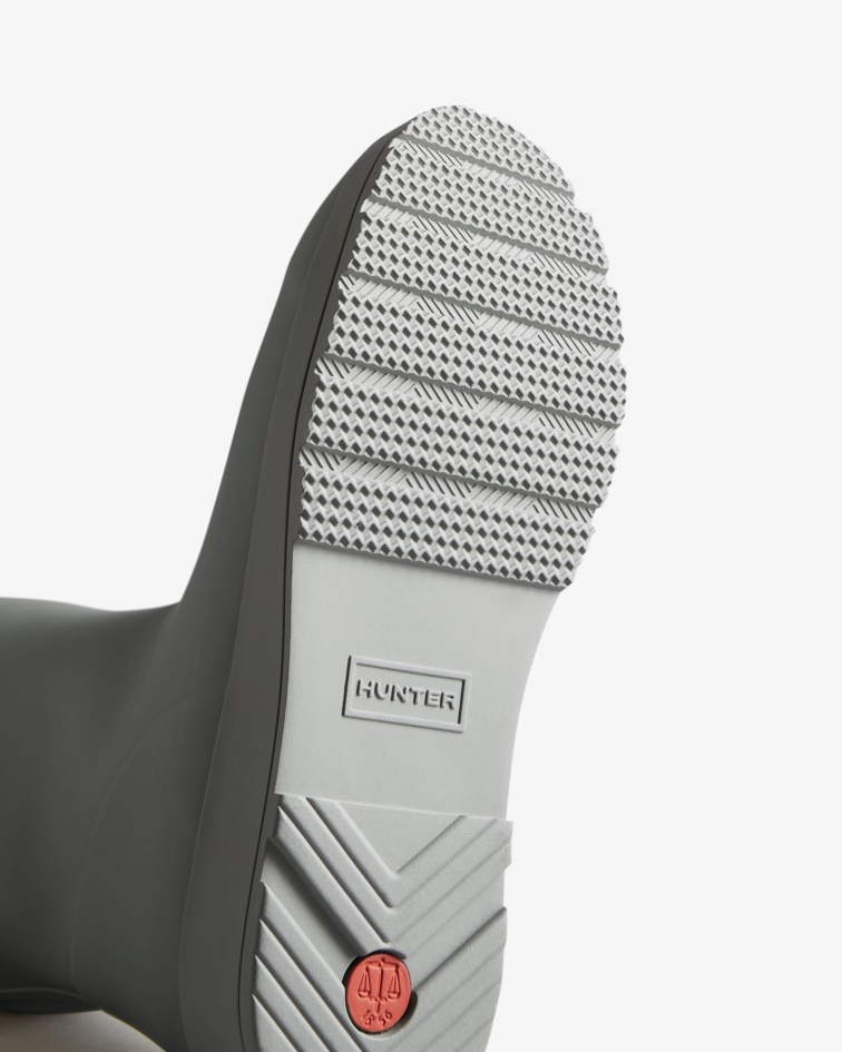 Hunter Women's Play Insulated Tall Rain Boots Tundra Grey