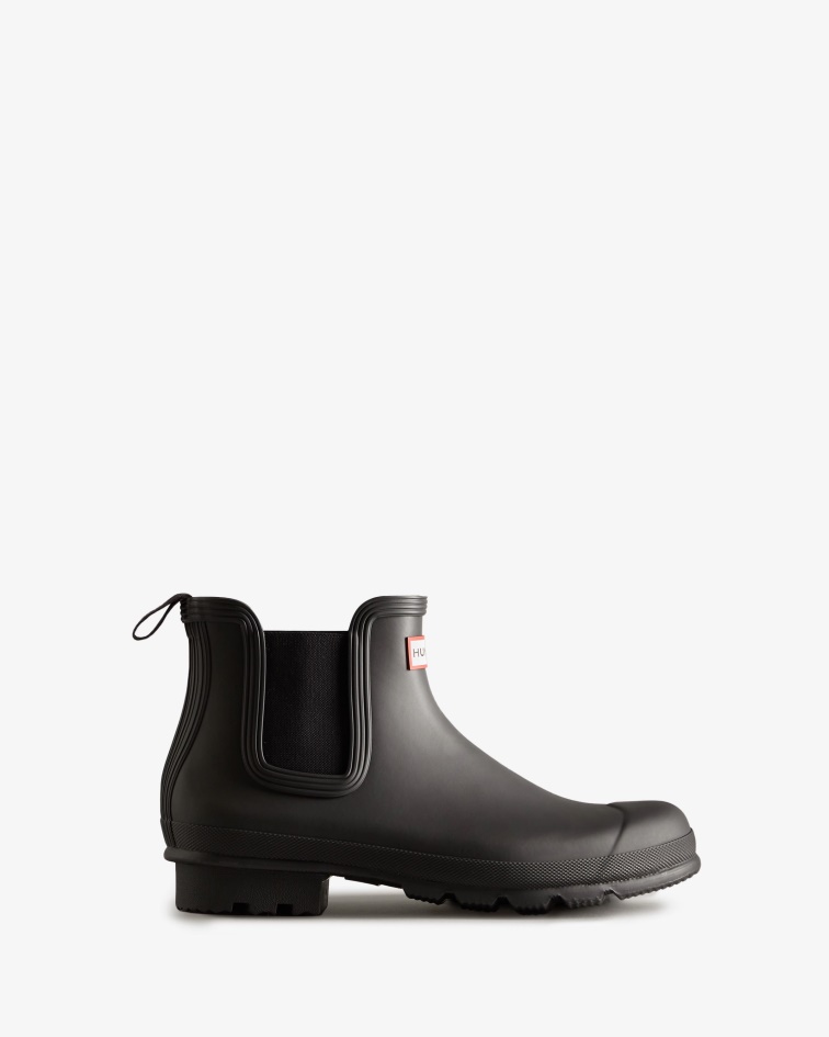 Hunter Men's Original Chelsea Boots Black