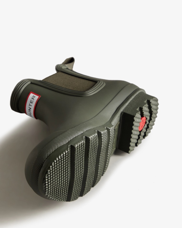 Hunter Men's Original Chelsea Boots Dark Olive