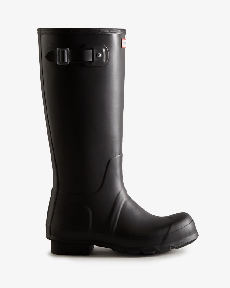 Hunter Men's Tall Insulated Rain Boots Black