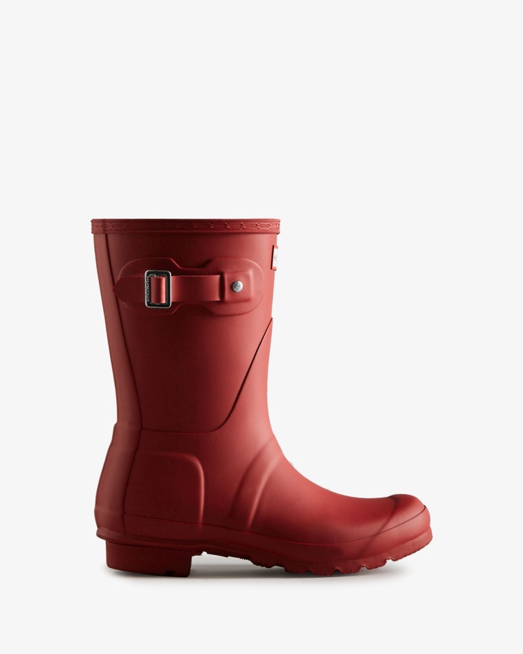 Hunter Women's Original Short Rain Boots Military Red