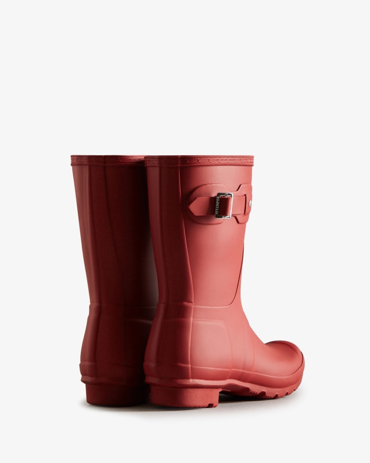 Hunter Women's Original Short Rain Boots Military Red