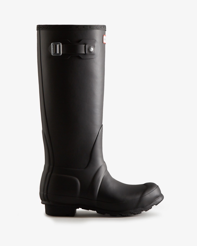 Hunter Women's Tall Insulated Rain Boots Black