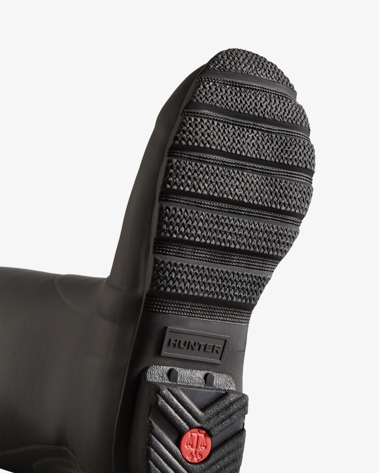 Hunter Women's Tall Insulated Rain Boots Black