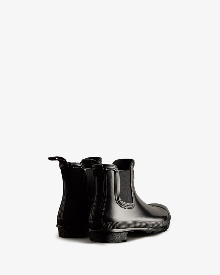 Hunter Women's Original Gloss Chelsea Boots Black