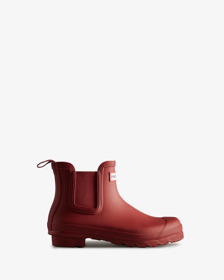Hunter Women's Original Chelsea Boots Military Red