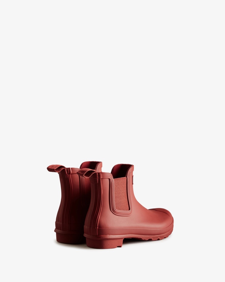 Hunter Women's Original Chelsea Boots Military Red