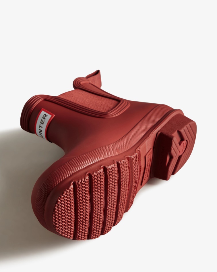 Hunter Women's Original Chelsea Boots Military Red