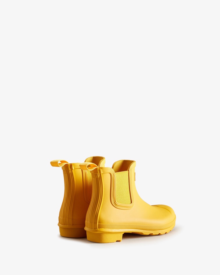 Hunter Women's Original Chelsea Boots Yellow