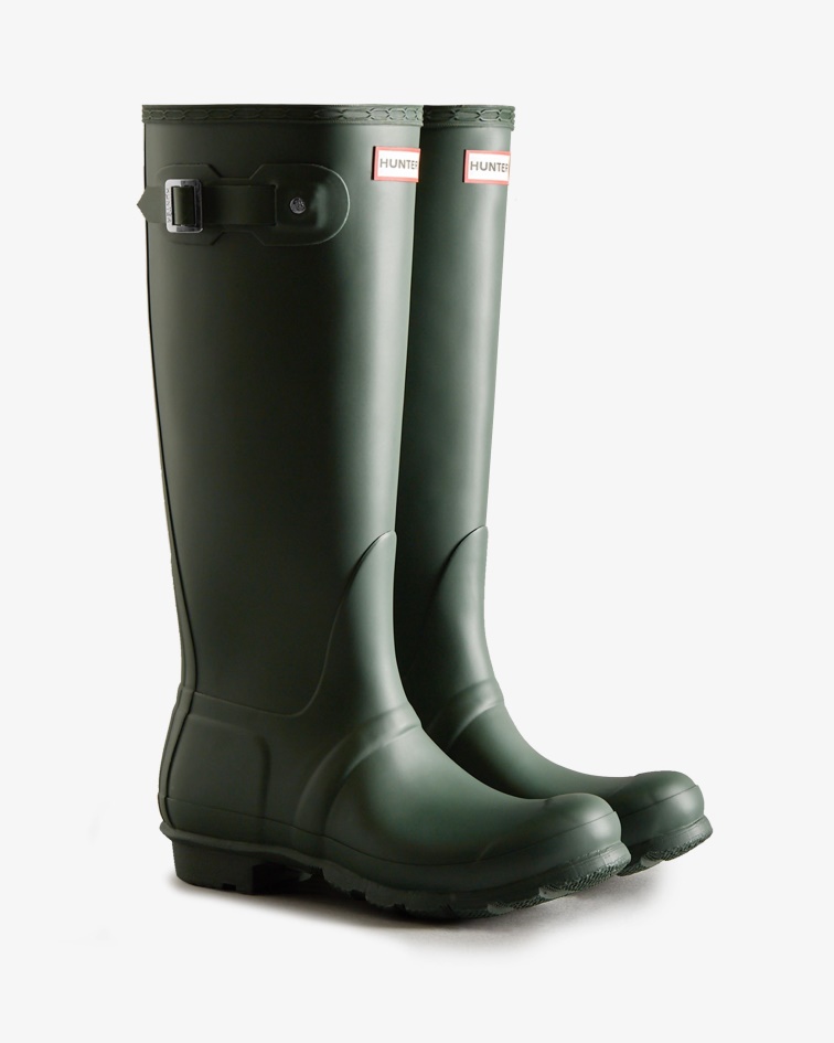 Hunter Women's Original Tall Rain Boots Hunter Green