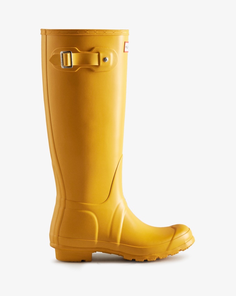 Hunter Women's Original Tall Rain Boots Yellow
