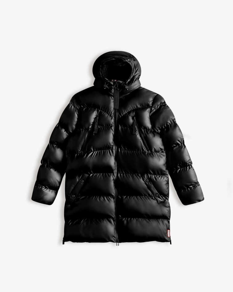 Hunter Women's Insulated Rubberized Puffer Jacket Black