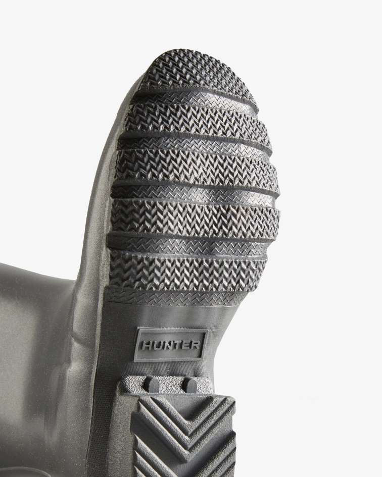 Hunter Big Kids (5-11 Years) Cosmic Rain Boots Silver