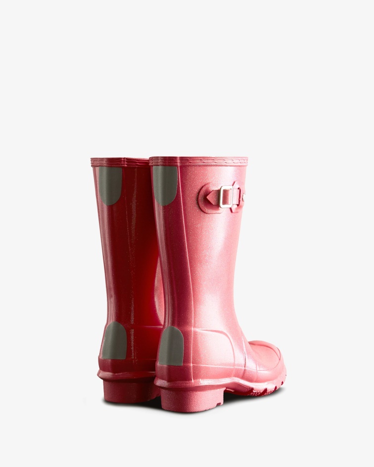 Hunter Big Kids (5-11 Years) Starcloud Rain Boots Arcade Pink