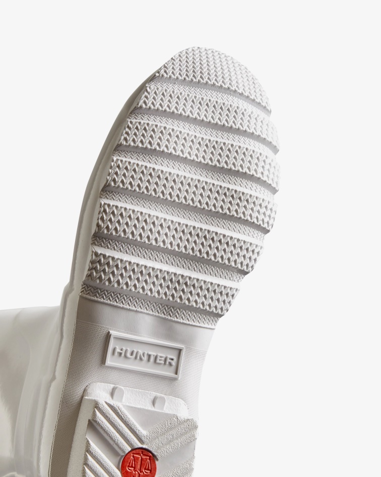 Hunter Women's Original Tall Gloss Rain Boots White