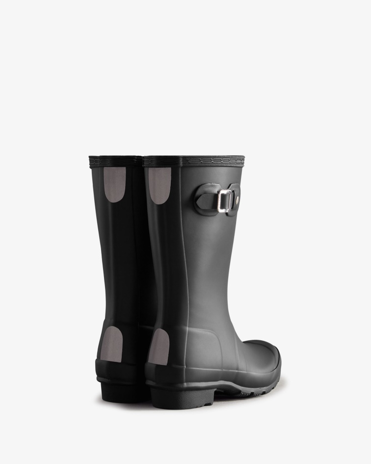 Hunter Original Big Kids (5-11 Years) Rain Boots Black