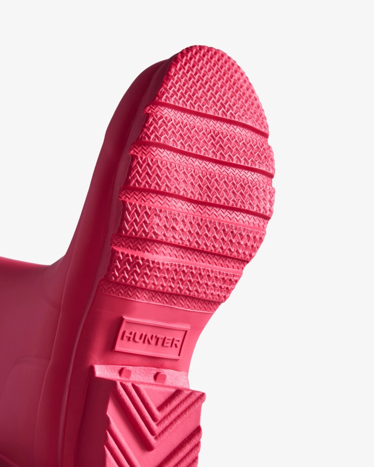 Hunter Original Big Kids (5-11 Years) Rain Boots Bright Pink