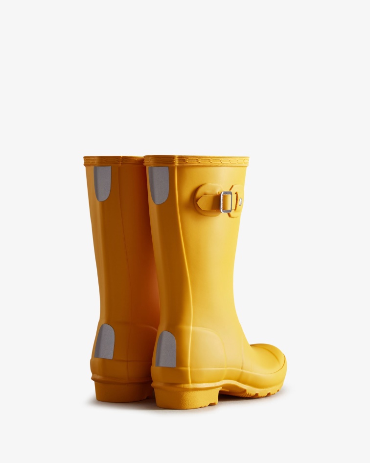 Hunter Original Big Kids (5-11 Years) Rain Boots Yellow