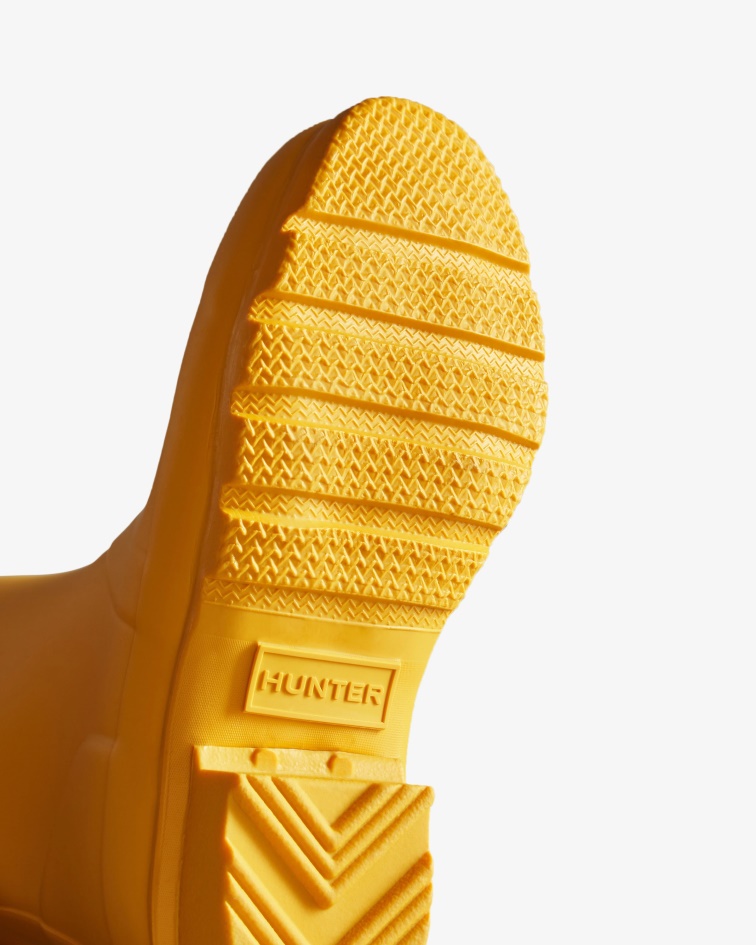 Hunter Original Big Kids (5-11 Years) Rain Boots Yellow