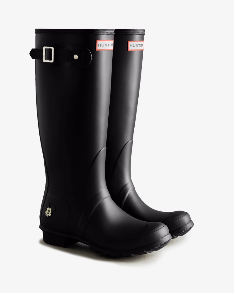 Hunter Women's Disney Tall Rain Boots Black